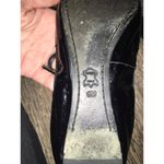 Tory Burch Women’s Size 9 Black Color with Gold Logo Caroline Ballet Flats Photo 7