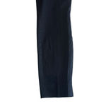 H&M  Dress Pants Womens Size 2 Black Slim Straight Ankle Stretch Belt Loops Zip Photo 3