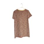 ZARA  Women’s Medium Black Knit Dress – Pearl Collar, Knee Length Photo 2