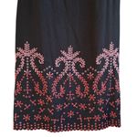 Sundance EUC  Vivienne Boho Eyelet Embroidered Shift Dress Black Size 10 Photo 4