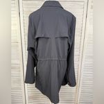 Torrid "Happy Camper" Stretch Woven Anorak Jacket Deep Black-1X Photo 1