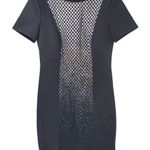 Sachin + Babi Houndstooth Panel Cap Sleeve Sheath Dress in Black/White Photo 7