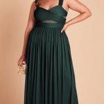 Birdy Grey ELSYE DRESS MESH EMERALD bridesmaids dress size medium green wedding​ Photo 0