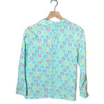 Fresh Produce  Women’s Flower Print Linen Blouse Size Small Photo 5