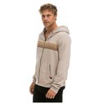 Aviator Nation  5 STRIPE Zip Hoodie Size Large Photo 3