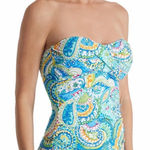 Ralph Lauren Lauren  carnivale paisley tankini bikini swim suit sz M / 6 Photo 0