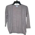 Old Navy Women's Cardigan Open Front 3/4 Sleeve Tight-Knitted Gray Sz. Small Photo 0