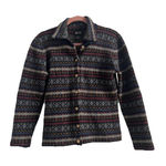 Vintage SKYR Nordic Fair Isle Lambswool Sweater Cardigan Button Down Long Sleeve Black Size M Photo 0