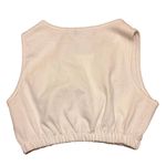 Pretty Little Thing  White Textured Sleeveless Crop Top Women’s Size 6 Photo 3