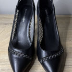 Marc Fisher  Dalta Black Mesh Pointed Toe Stiletto Pump Heel Fishnet Sexy Size 10 Photo 0