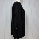 Michael Kors MICHAEL Black Blouse long bell sleeves and gold-tone stud details M Photo 3