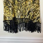 For Love & Lemons  leopard fringe tassel‎ sleeveless blouse size Medium Photo 5