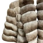 Smith Fine Furs Womens Natural Chinchilla Fur Bolero Jacket Size M Formal Event Gray Size M Photo 2