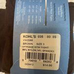 Vera Wang NWT SIMPLY VERA  BROWN TIGHTS Photo 2