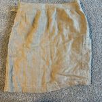 Ralph Lauren Linen Skirt Sz 8 Preppy Wrap Khaki Cargo Pockets Safari Photo 4