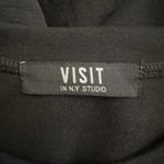 Visit in N.Y Studio Colorblock Midi Dress Black Gray Cotton Blend S/M Korea Photo 1