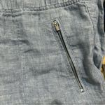 Athleta Cabo Linen Wide Leg Pants in Blue Size 4 Photo 7