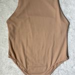 ZARA  Beige Racerback Sleeveless Bodysuit Photo 2
