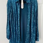 Anthropologie Flat White Sequin Tunic Dress, Size S Photo 8