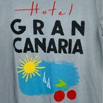 Chaser NWT  Blue “Hotel Gran Canaria” Graphic Cotton T-Shirt Sz M Photo 2