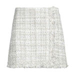 Miss Sixty Miss Sixty Tweed Mini Skirt EU Small Preppy Quiet Luxery Metallic Photo 0