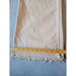 ZARA  Women's Baggy Wide Leg Jeans High Rise Capri Frayed Stretch Size 6 Photo 7