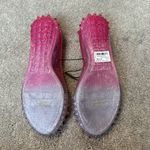 Wet Seal  Pink Ombre Glitter Studded Jelly Flats Size 6 Photo 3