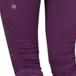 Lululemon In The Flow Crop II Heathered Berry Yum Yum Size l Photo 3