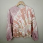 Abercrombie & Fitch | Tie-Dye Crewneck Sweatshirt Pink Coral Taupe | Medium Photo 1