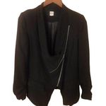 Luxe Zip up black blazer Photo 0