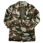 J.Crew NWT Sophie Coffee Camo Camouflage Open-Front Sweater Blazer Cardigan XS Photo 1