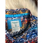 Panhandle Rough Stock western print pearl snap dress sz Large Blue Photo 3