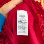 J.Crew  Red Floral Rosette Dress‎ Sleeveless Party Cocktail Size 0 Photo 3