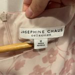 Josephine Chaus Cute classic pastel pink floral midi sleeveless dress  Photo 5