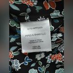 Veronica Beard  Floral Print Pintuck Pleated August Silk Ruched long sleeve Dress Photo 5