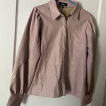 Lulus Pink Purple Snap Up PU Faux leather Medium M Jacket Photo 0