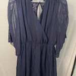 Maurice's  navy romper‎ size medium Photo 0