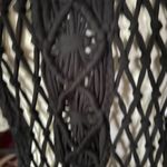 New with Tags Black Open Crotchet Long Frings Hippe Vest. Size S/M Photo 6