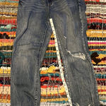 REWASH  Holes Distressed Size 5 27 Button Jeans Vintage Reunion size Photo 0