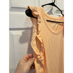 Universal Threads Universal Thread Dress Coral Orange Ruffle Tank Midi Sleeveless NWT Large Photo 4