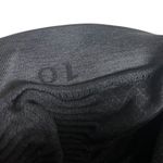 Lululemon Women's 10 In The Flow Crop Leggings Solid Charcoal Scrunch Yoga Photo 5