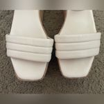 Franco Sarto Open-Toe Upper Leather Cork Platform Wedge Sandals Photo 7