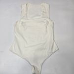 Free People  x Intimately FP Luna Square Neck Bodysuit in Optic White Photo 2