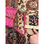 Coach Vintage Y2K  Signature Hot Pink Suede Canvas Demi Shoulder Bag Photo 6