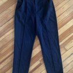 Maeve  Anthropologie Pintuck Cuffed Trouser Pants in Black Size 8 Photo 0
