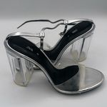 ZARA  Silver Women's Heeled Sandals Photo 0