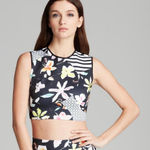 Clover Canyon  (Made in USA) Garden Print Sleeveless Crop Photo 0