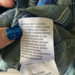 Style & Co Ac/dc high voltage graphic tee on back of . Blue and Green Plaid Shirt Photo 8