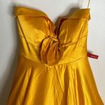 Mac Duggal BOW SWEETHEART STRAPLESS A LINE GOWN belle dress size 6 Style #67995 Photo 4