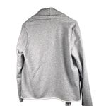 Athleta Wrap Open Cardigan Size M Light Grey Embroidered Carolina Breeze Photo 1